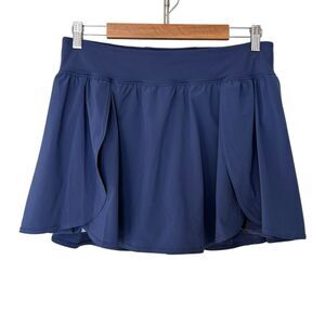 Title Nine Home Court Tennis Skort Size Large Dahlia Purple with Floral shorts